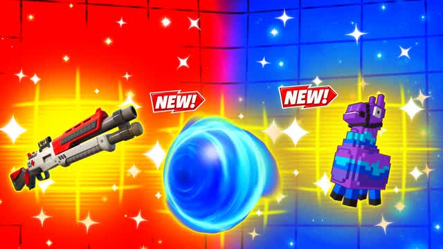 RED VS BLUE SHARP VIEW 🔴🔵 — Fortnite Creative map cover art
