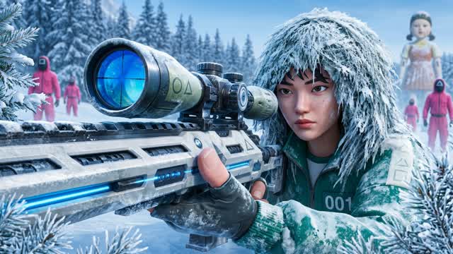 SQUID GAME GUN GAME  🎯  RTX — Fortnite Creative map cover art