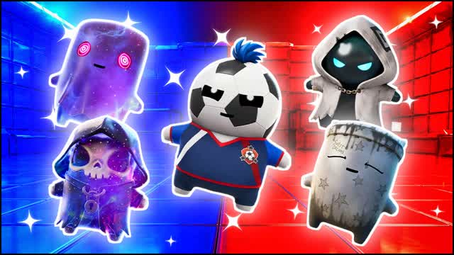 RED VS BLUE CHASING POINT 🔴🔵 — Fortnite Creative map