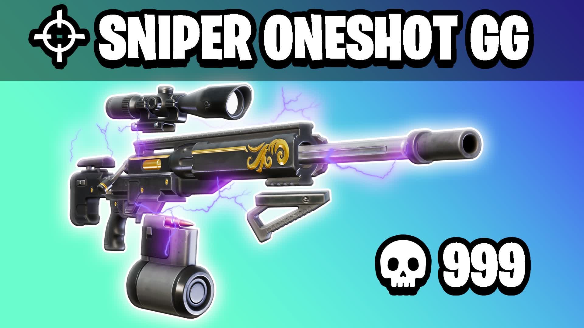 SNIPER ONE SHOT GOGO 🎯 — Fortnite Creative map