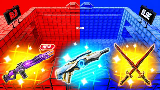 RED VS BLUE HYPY — Fortnite Creative map