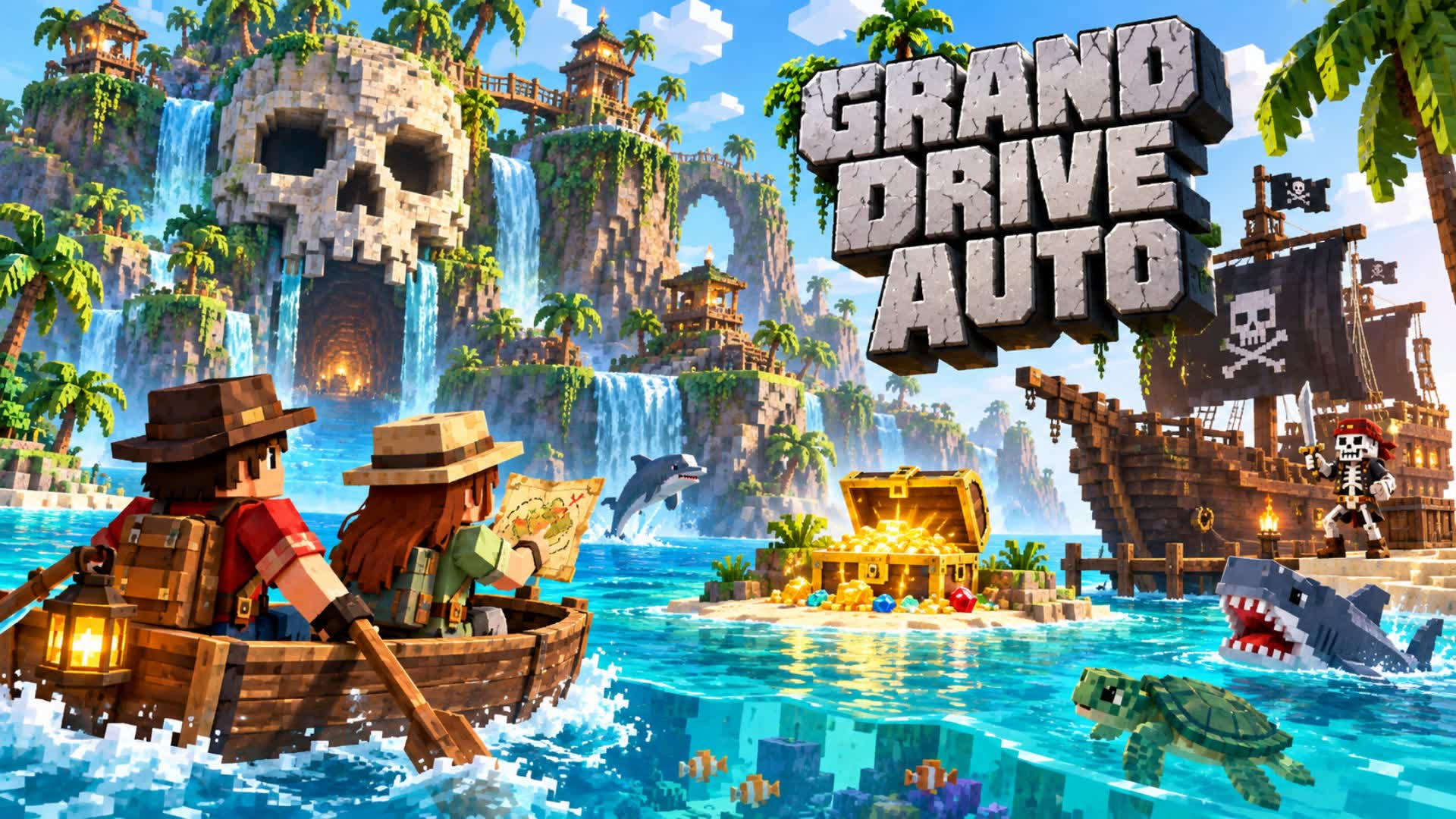 MINECRAFT FAST CAR PARADISE 🚗🌴 — Fortnite Creative map