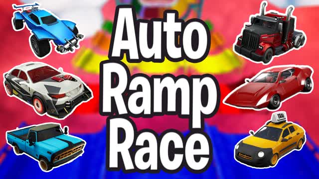 Auto Ramp Race 🚗 — Fortnite Creative map cover art