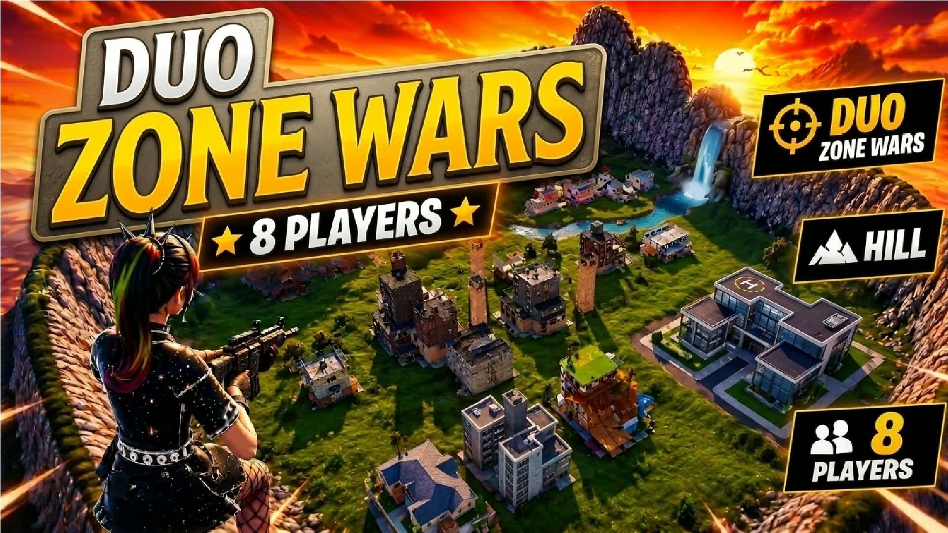Dou Zone Wars ⛈️ — Fortnite Creative map
