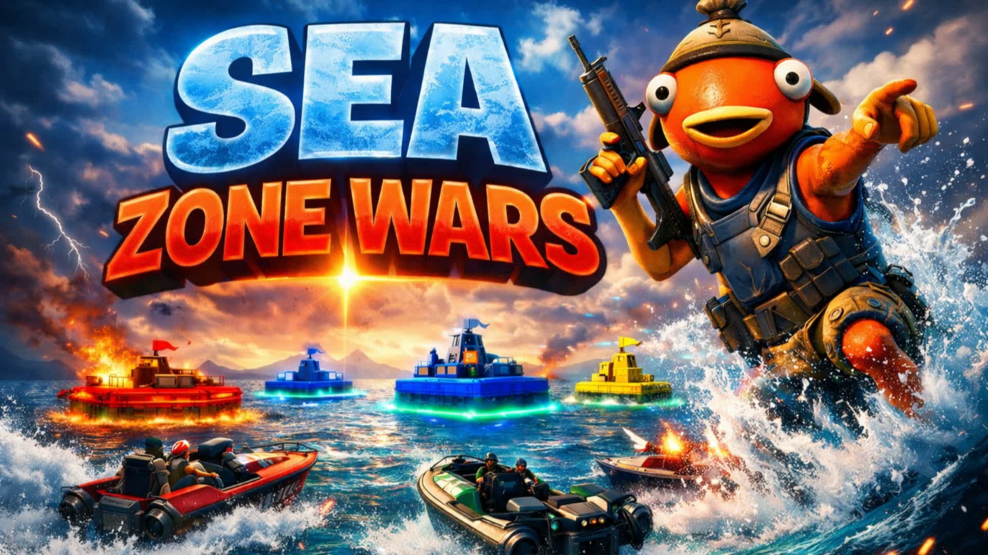 SEA ZONE WARS — Fortnite Creative map