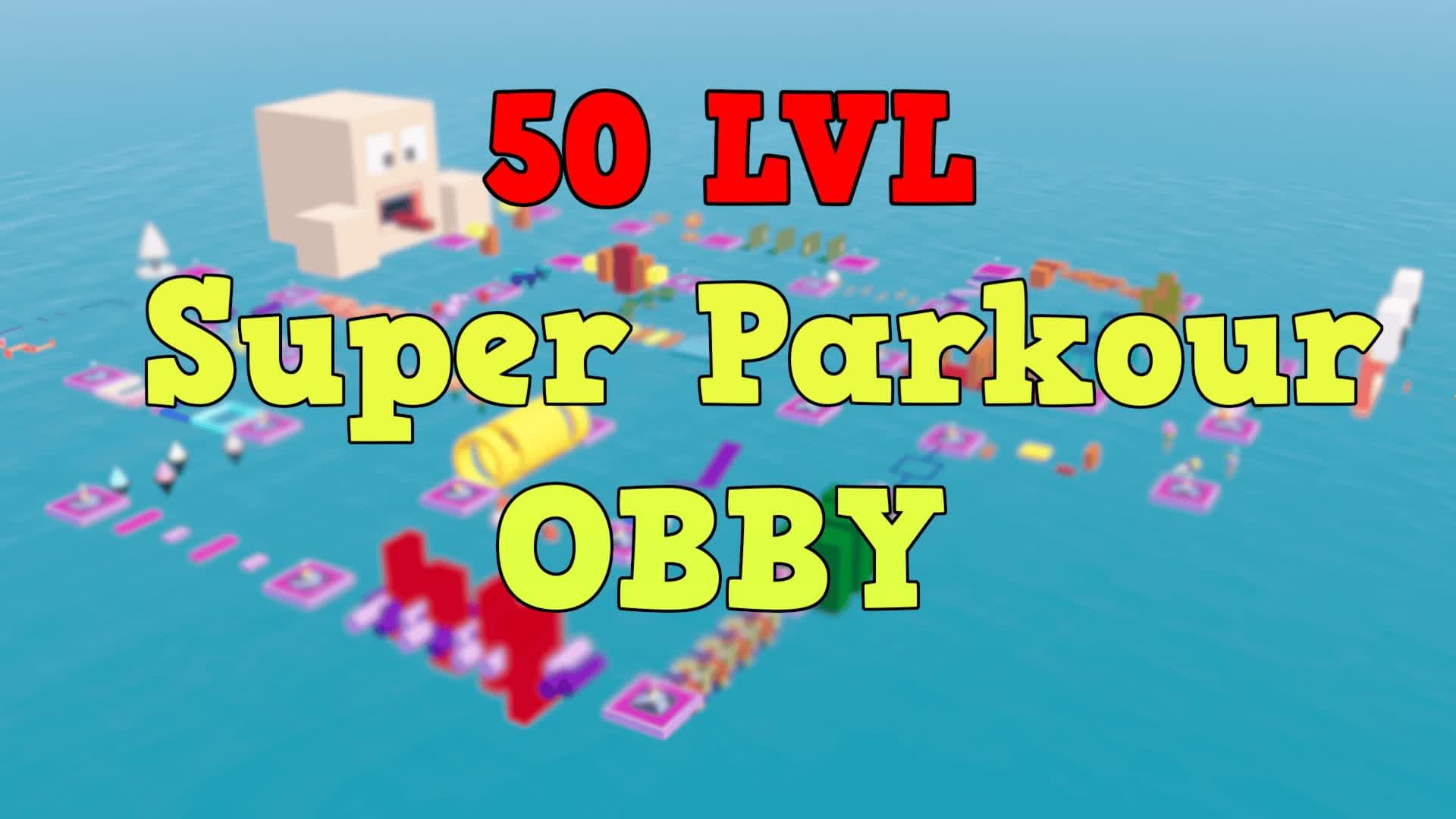 Super Parkour OBBY — Fortnite Creative map
