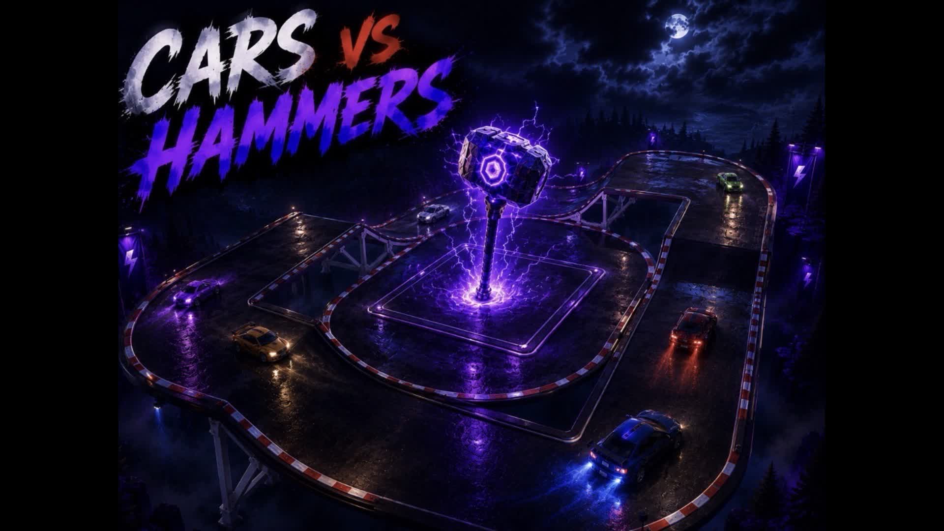 Hammers VS Cars (1V8) — Fortnite Creative map