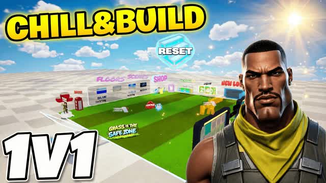 CHILL&BUILD[1v1] — Fortnite Creative map cover art