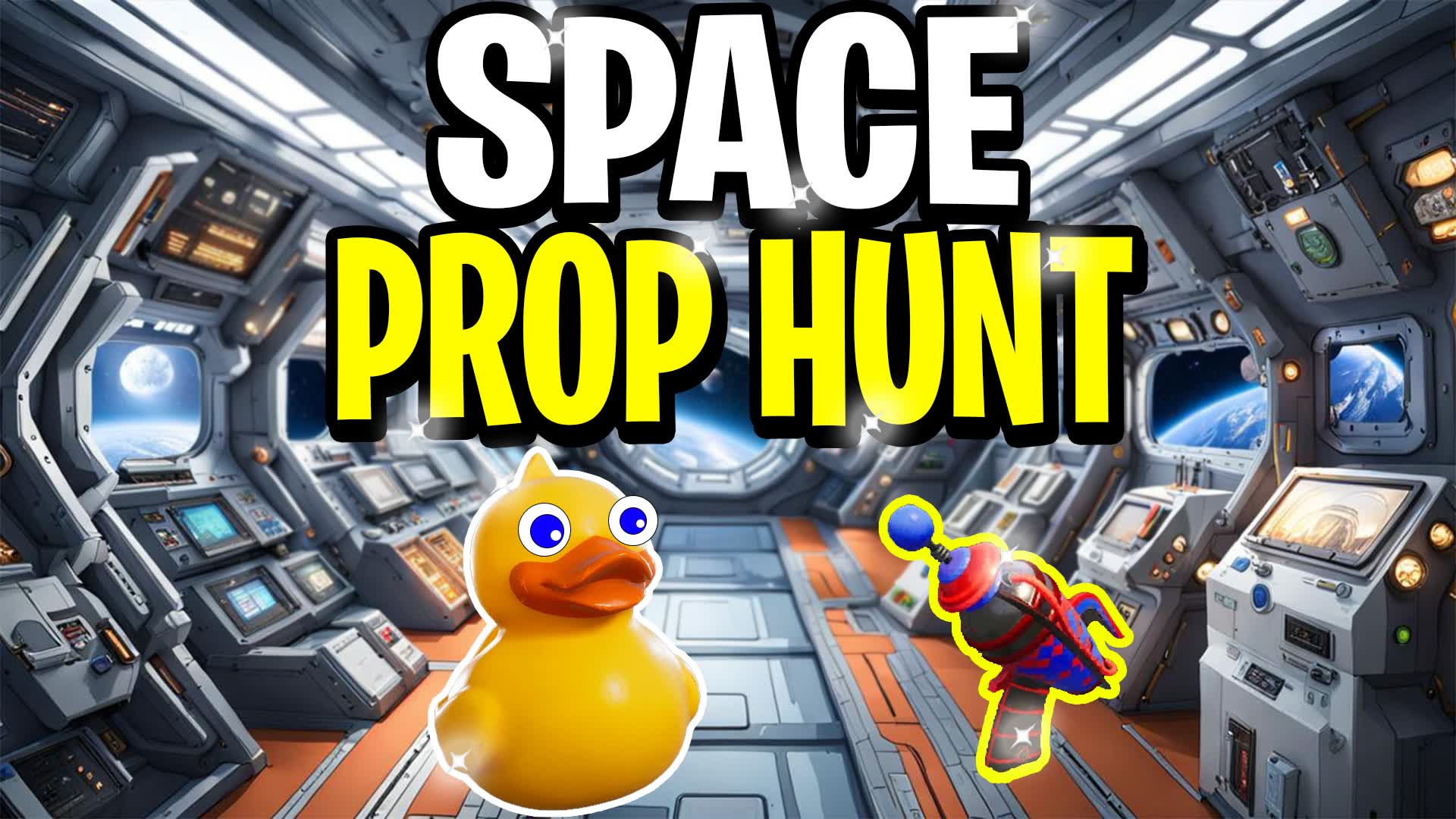 SPACE PROP HUNT🚀 — Fortnite Creative map