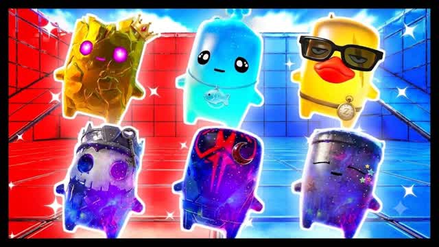 RED VS BLUE 🔴🔵 MOBYDICK — Fortnite Creative map