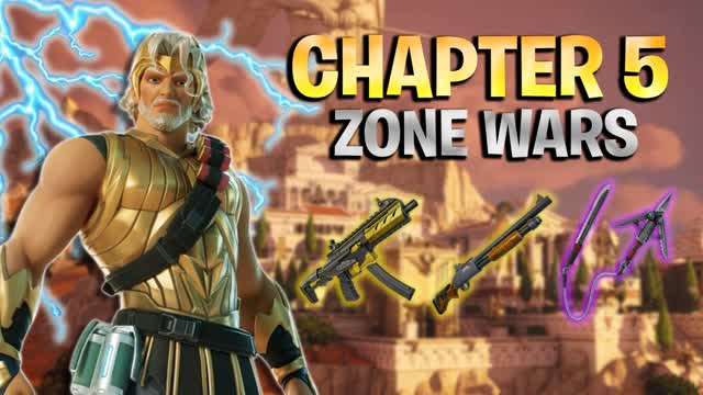🏛️CHAPTER 5 ZONE WARS🏛️ — Fortnite Creative map cover art