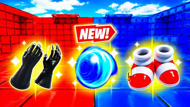 💥 RED VS BLUE: TOTAL CHAOS — Fortnite Creative map