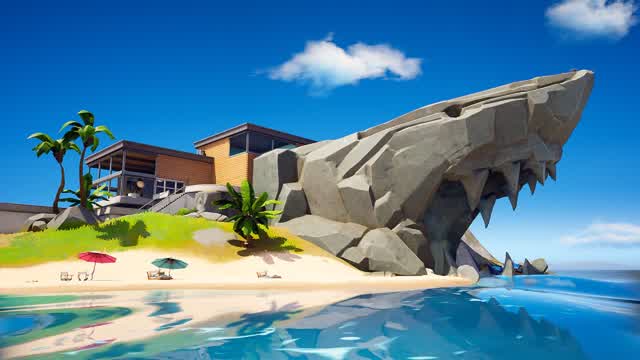 ‏🦈 THE SHARK GUN GAME ONE SHOT — Fortnite Creative map cover art