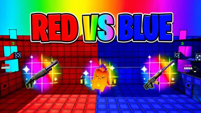 NEW SUPER RVB 🔴🔵 — Fortnite Creative map cover art