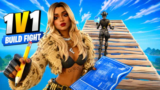 CLEAN 1V1 BUILD FIGHT — Fortnite Creative map cover art