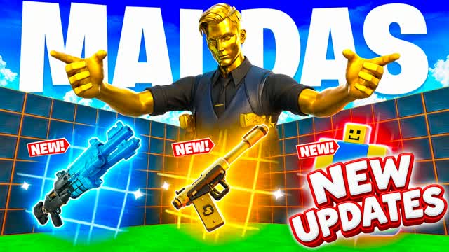 (2222) MAIDAS 1V1 FFA - ALL GUNS & DRIVE — Fortnite Creative map