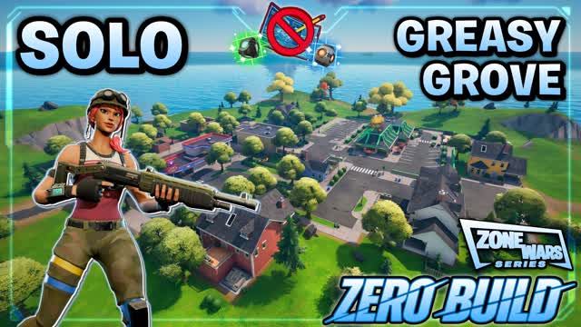 (Solo👤ZB🚫) Greasy Zone Wars [Series] — Fortnite Creative map cover art
