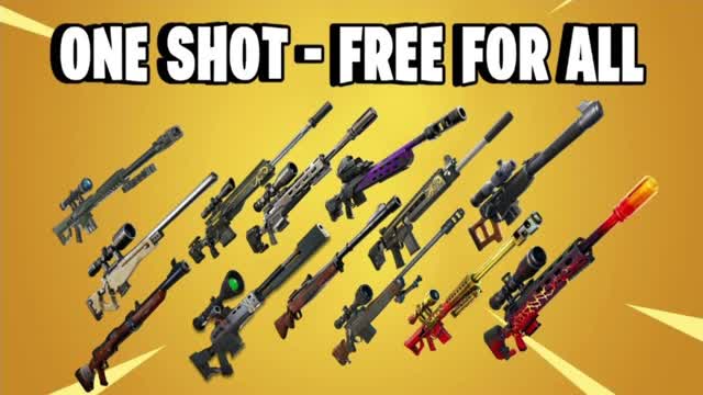 ONE SHOT - FREE FOR ALL 🎯 — Fortnite Creative map