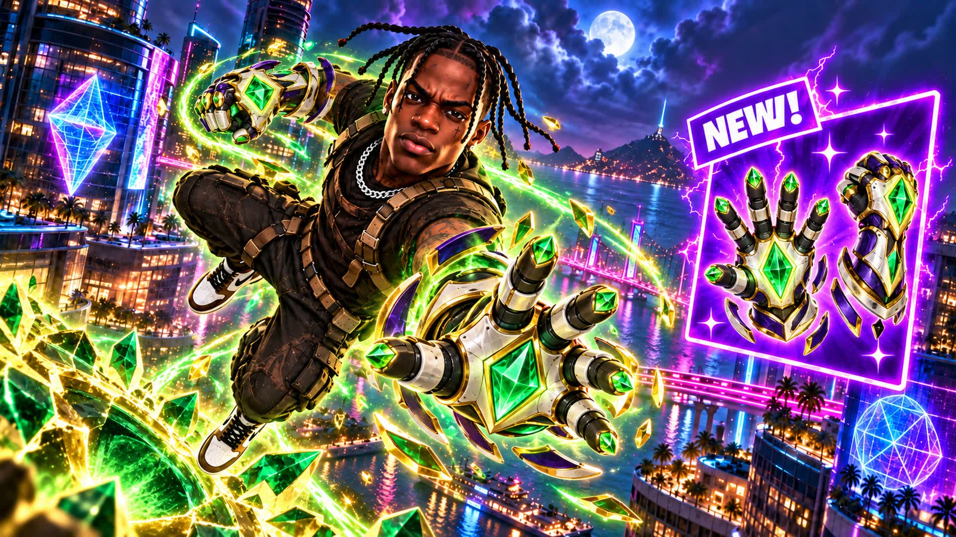 TRAVIS SCOTT RED VS BLUE — Fortnite Creative map