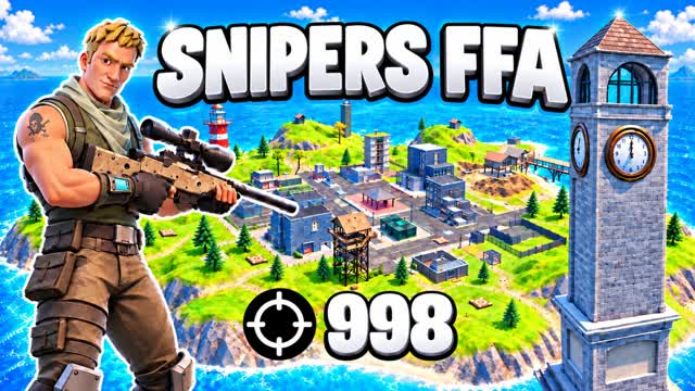 SNIPERS FFA — Fortnite Creative map