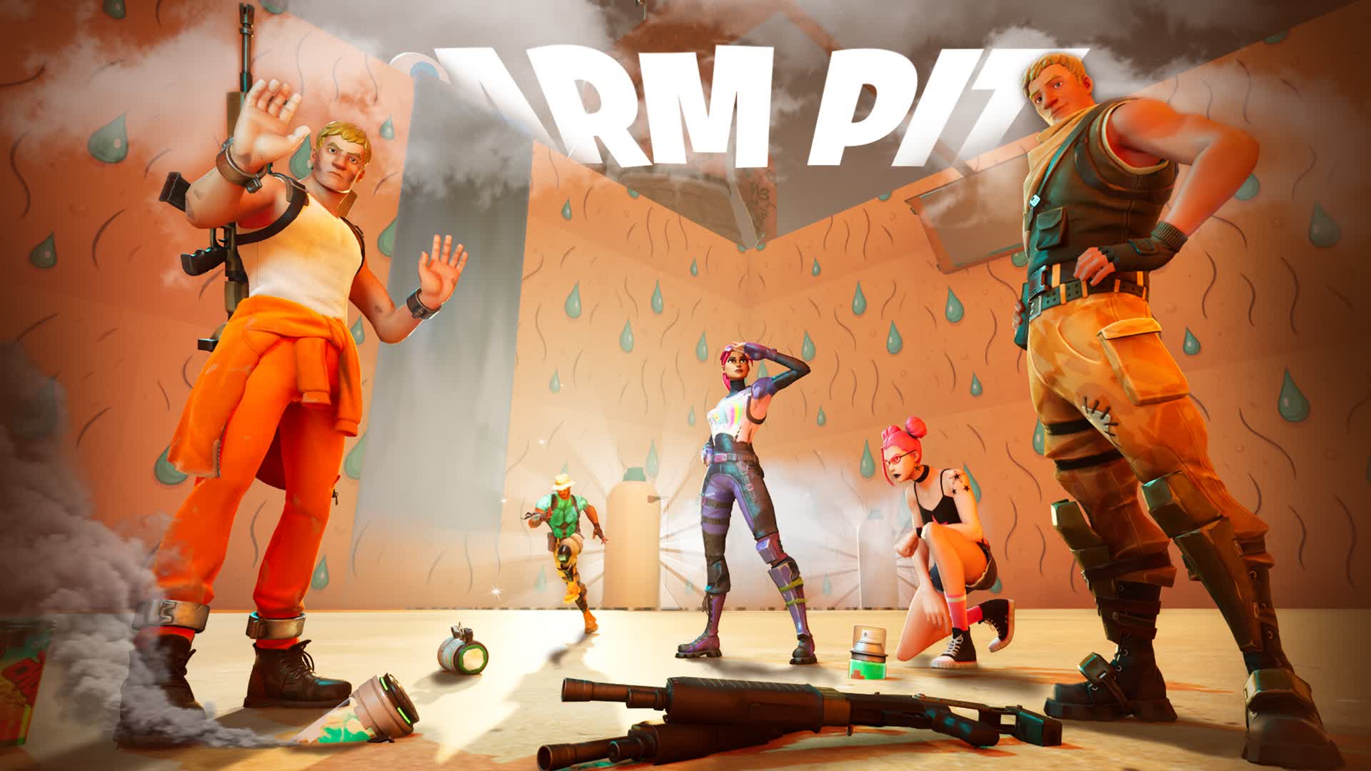 ARM PIT FREE FOR ALL [SECRETS] — Fortnite Creative map