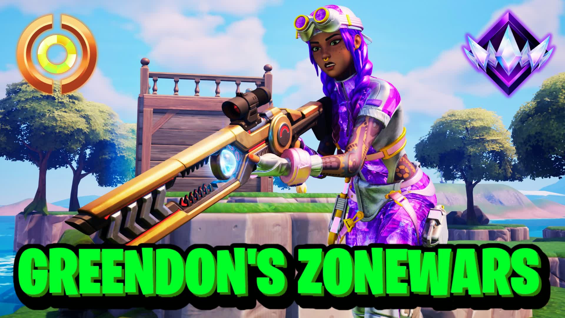 Greendon's Ranked Zone Wars 🌀 (Exotics) — Fortnite Creative map