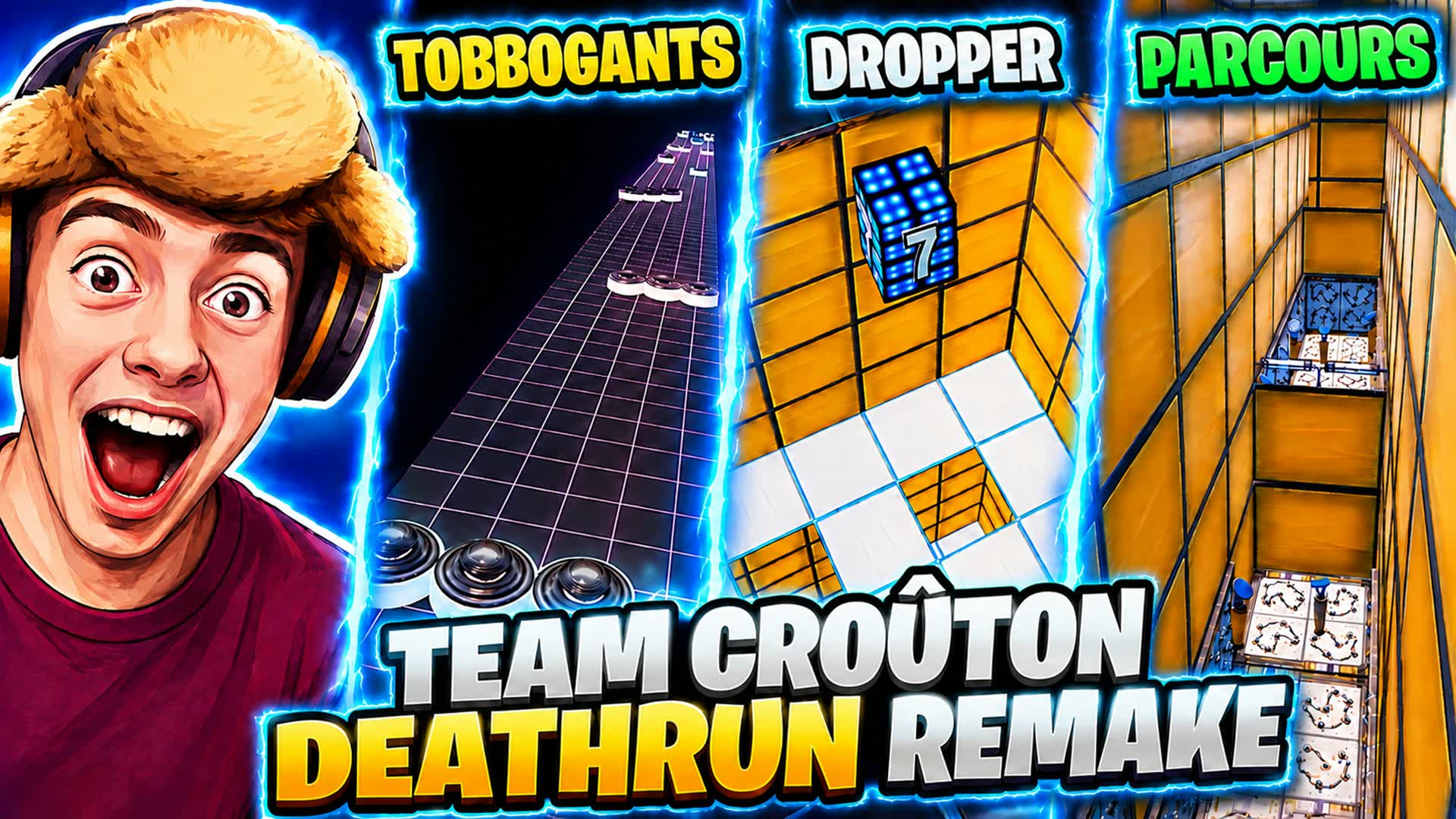 Team crouton deathrun remake — Fortnite Creative map