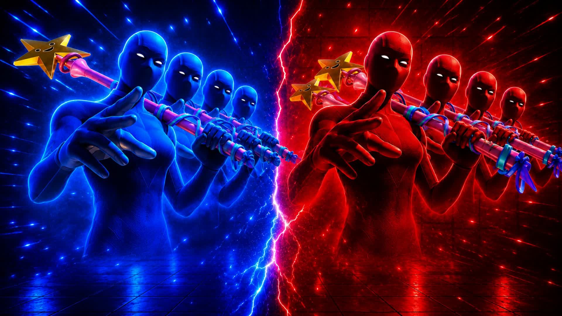 BLUE X RED — Fortnite Creative map