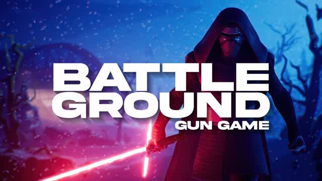 GUN GAME - BATTLEGROUND — Fortnite Creative map cover art