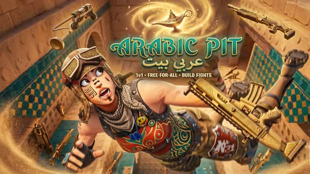 THE ARABIC PIT — Fortnite Creative map cover art