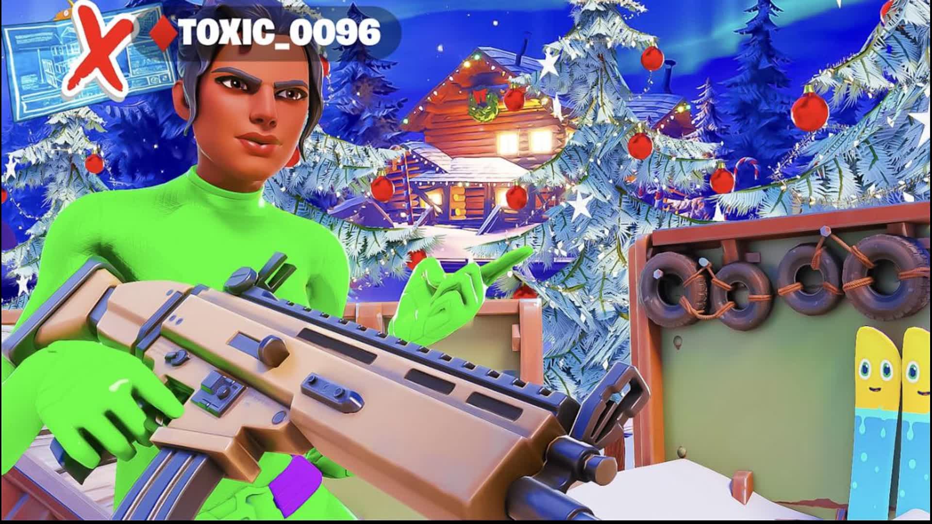 TOXICS no build winter zone wars — Fortnite Creative map