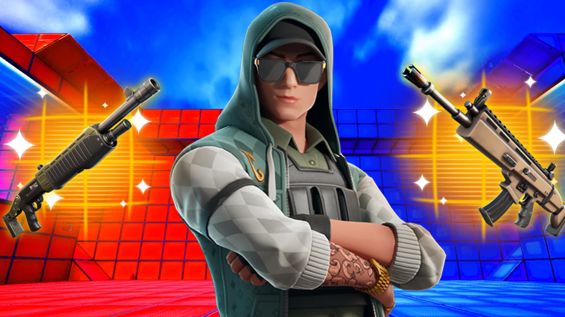 NORMAL ED VS BLU 🔴🔵 — Fortnite Creative map