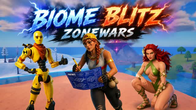 Biome Blitz Zonewars | Ranked | RIvalry — Fortnite Creative map