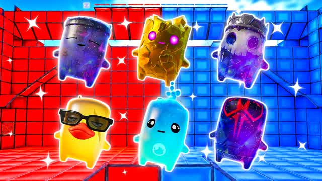 BLUE VS RED SILENT DRIVE 🔵🔴 — Fortnite Creative map