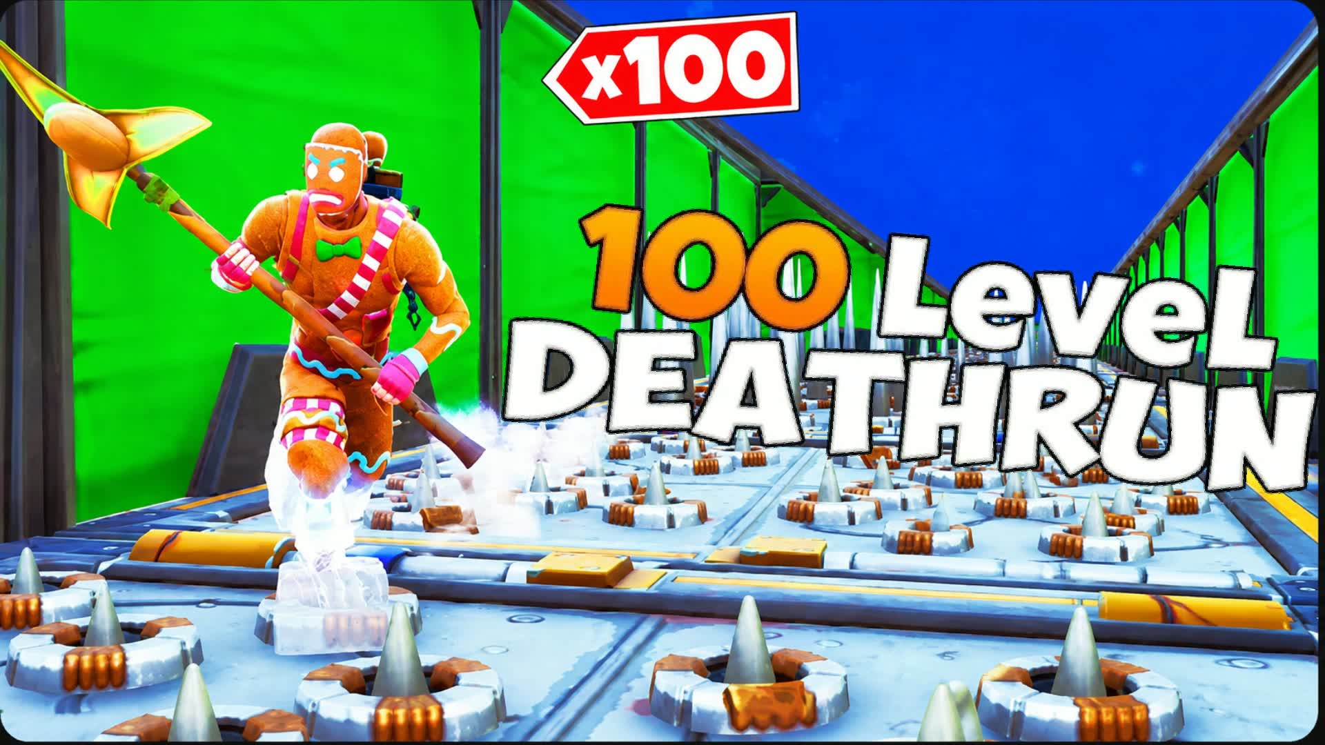 JDUTH 100 LEVEL DEFAULT DEATHRUN REMAKE — Fortnite Creative map