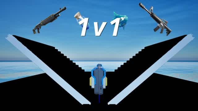 Clean 1v1 Arena — Fortnite Creative map