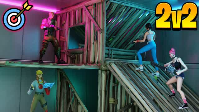 SUPER PIECE CPNTROL 2v2 🎯 — Fortnite Creative map