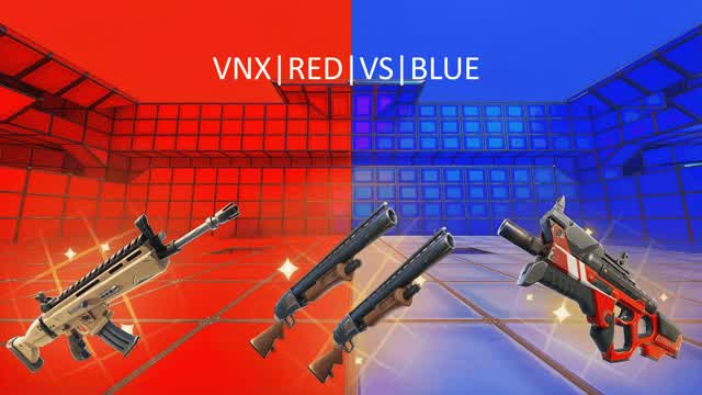 🔵VNX|RED|VS|BLUE🔴 — Fortnite Creative map