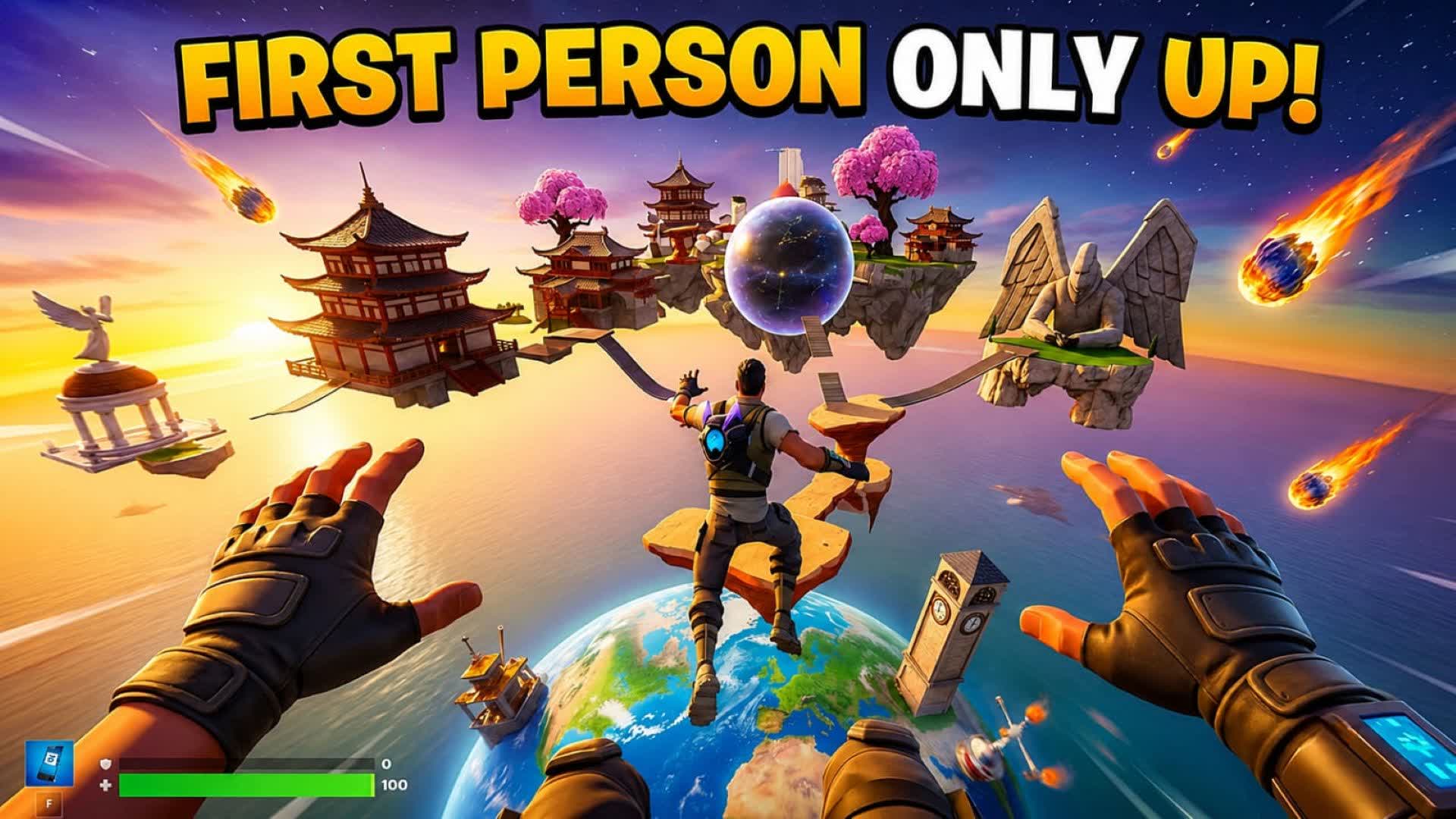 ONLY UP FIRST PERSON — Fortnite Creative map