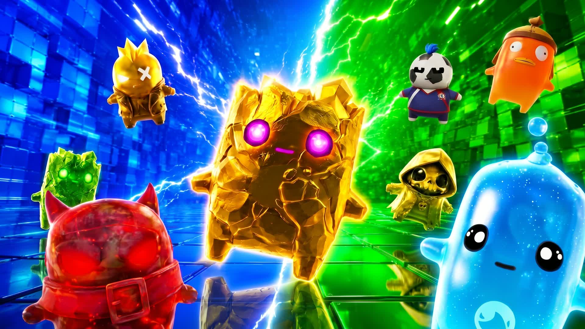 BLUE VS GREEN SPIRIT WARS 🔵🟢 — Fortnite Creative map