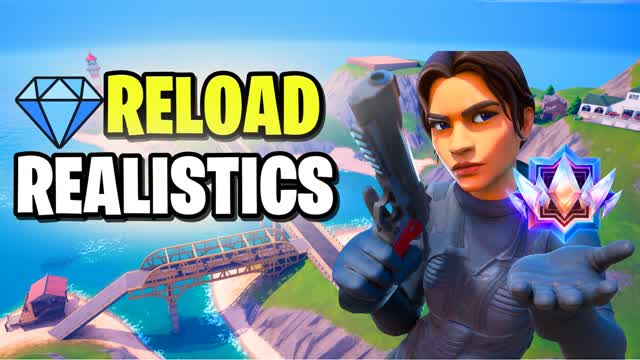 💎Reload Realistics 1v1v1 — Fortnite Creative map