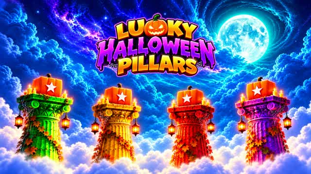 Haloween Lucky Pillars pillers pilars — Fortnite Creative map