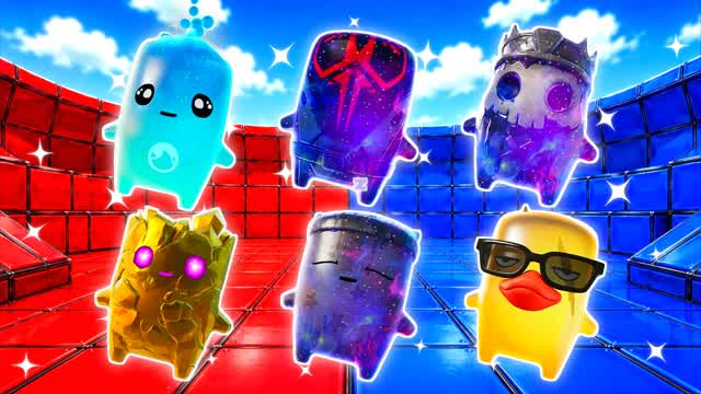 RED VS BLUE TRUE REFLEX 🔴🔵 — Fortnite Creative map cover art