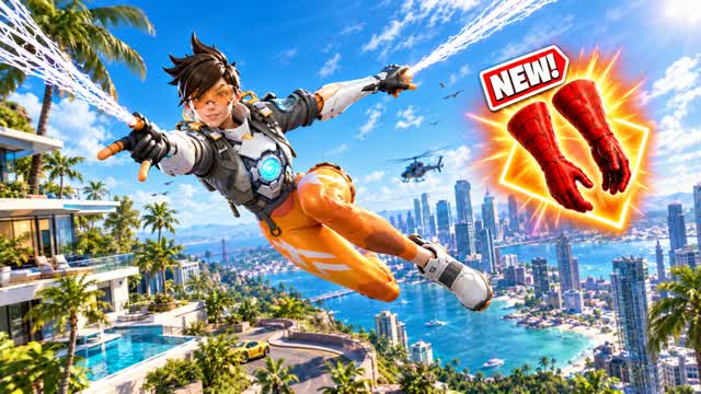 🎯SPEED SPIDER CITY GUN GAME NEW!😎 — Fortnite Creative map cover art