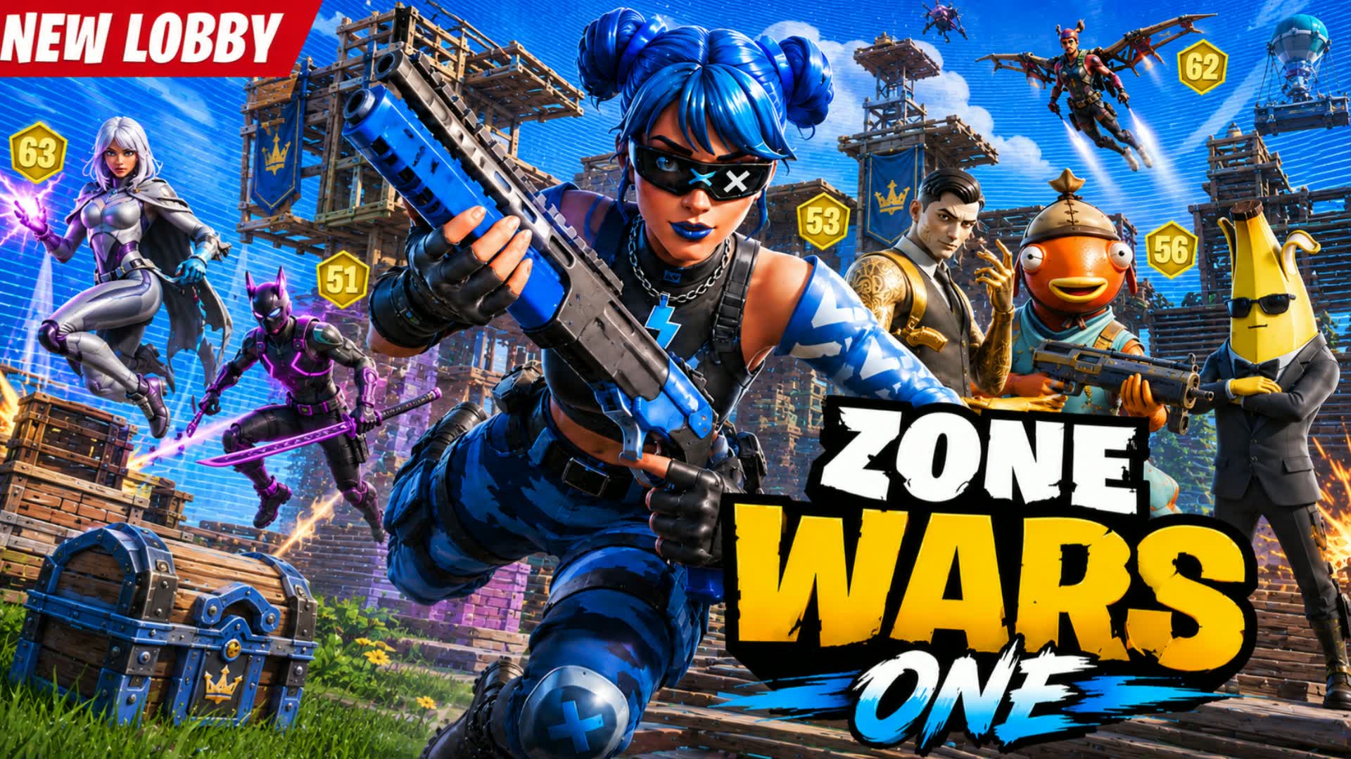 ZONE WARS ONE — Fortnite Creative map