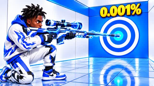 ⚡ ISHOWSPEED TRICKSHOT — 70 Levels 💥 — Fortnite Creative map cover art