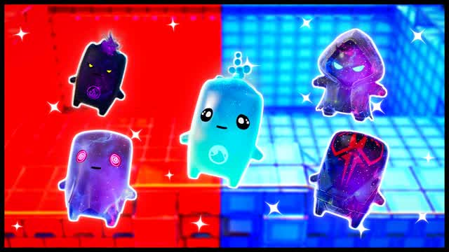 RED VS BLUE RAPID CIRCUIT SIDEKICK 🔴🔵 — Fortnite Creative map cover art
