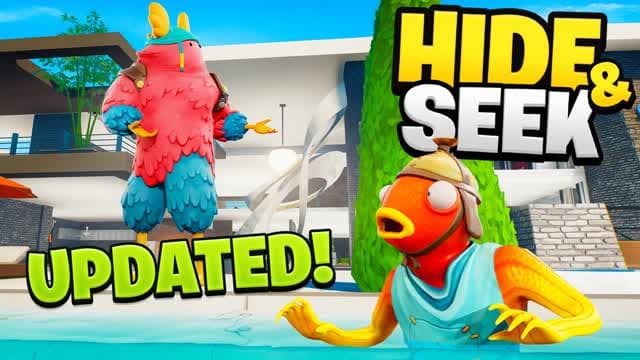 🏡 MODERN HOUSE HIDE AND SEEK 👀 — Fortnite Creative map