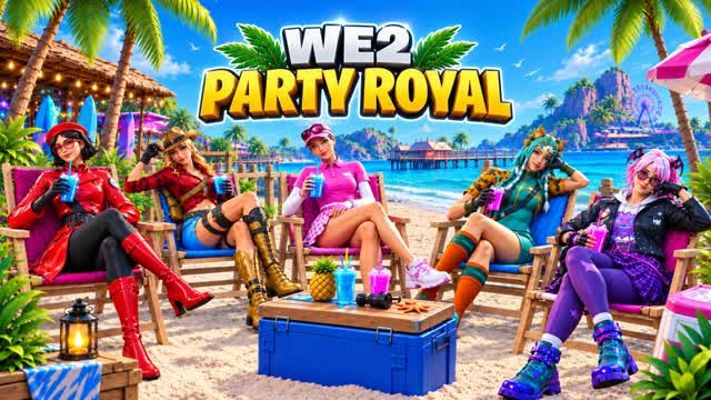 WE2 party Royal — Fortnite Creative map cover art