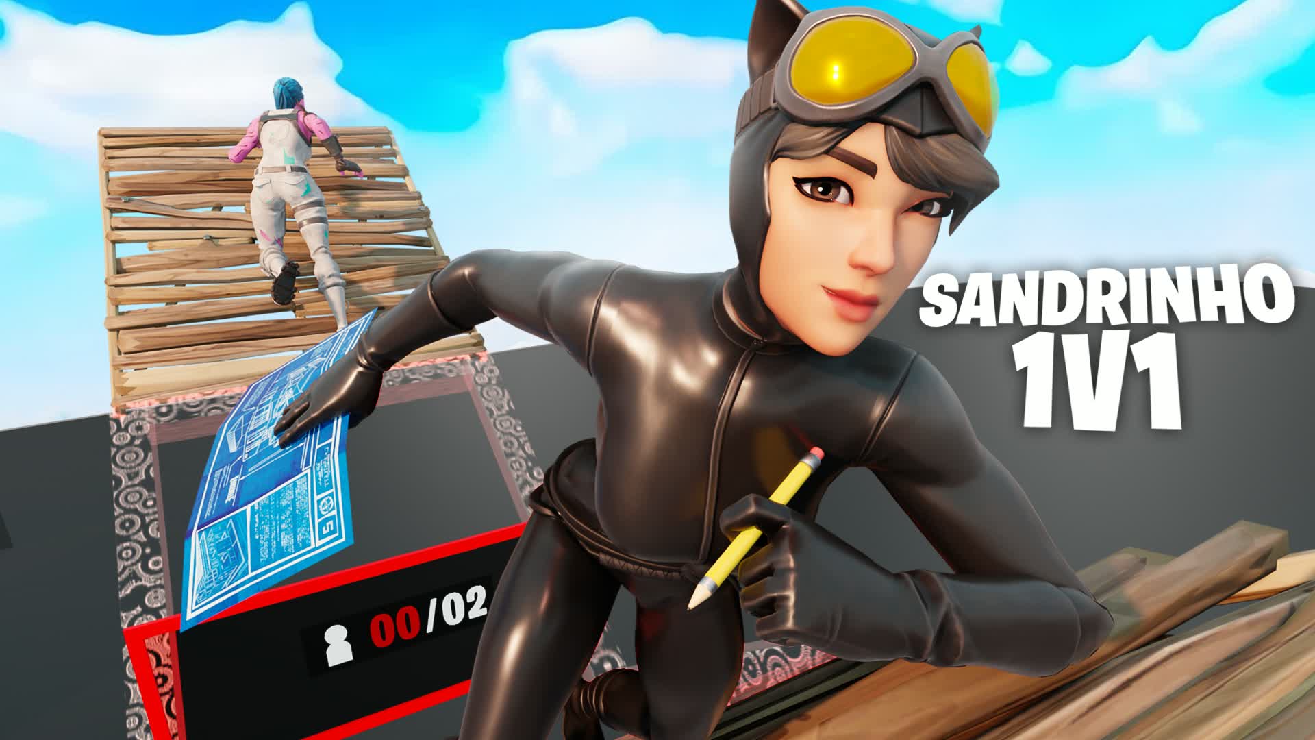 SANDRINHO - 1V1 BUILD FIGHTS — Fortnite Creative map